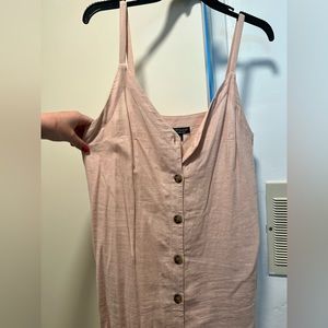 Topshop light pink mini dress